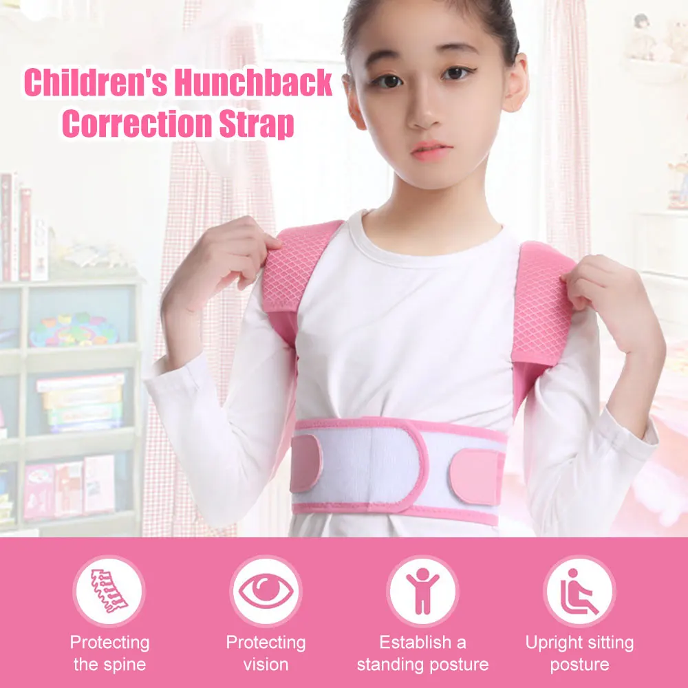 Children Back Posture Corrector Orthopedic Corset Shoulder Lumbar Wasit Support Correction For Kids Teens Straighten Upper Belt