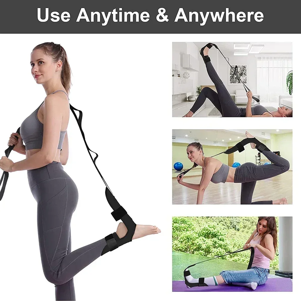 

1pc Multi-Functional Foot & Calf Stretcher,For Plantar Fasciitis Relief For Men & Women Multi-functional Foot Stretching Strap