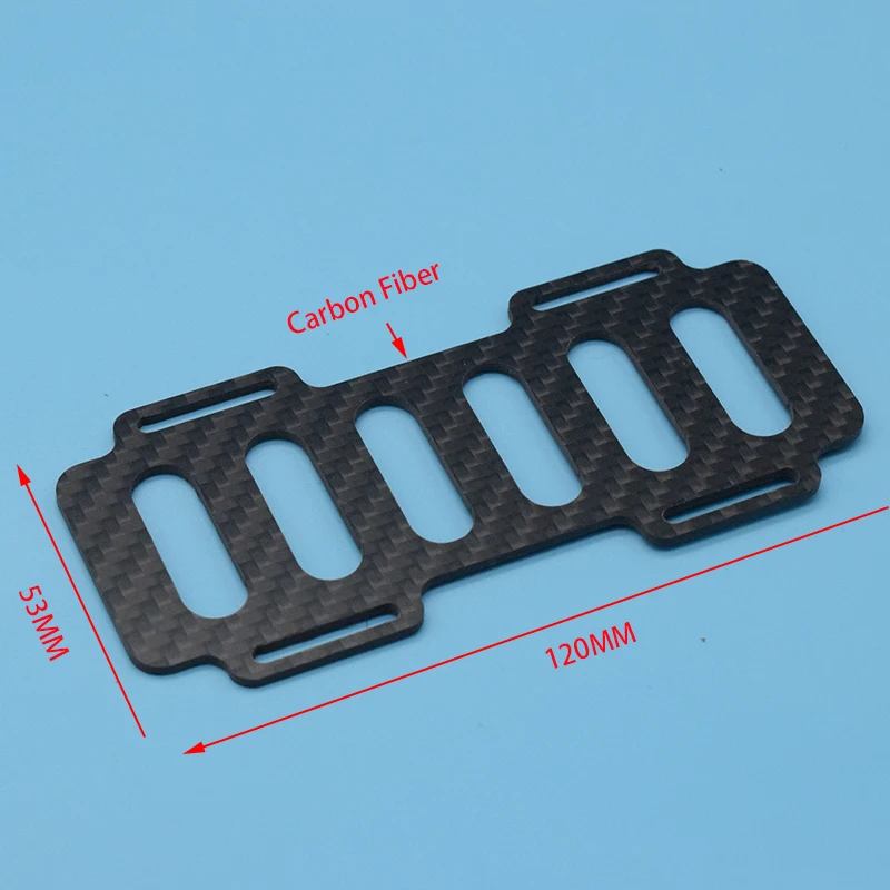 Rc Boot Koolstofvezel Batterijhouder Fixator Montage Batterij Beugel Plaat Rc Boot Reserveonderdelen