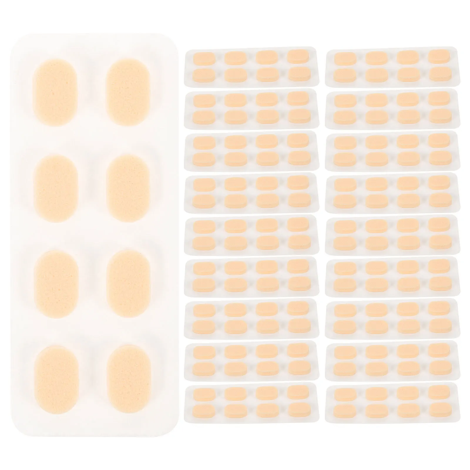 

20pcs Non-Slip Nose Pads Skin-Friendly Adhesive Cushions For Eyeglasses Sunglasses Replacement Foam Pads Eyewear Accessories