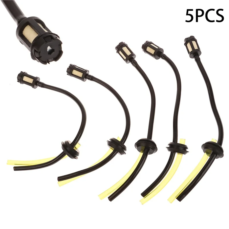 

Lawn Mower 5-Piece Oil Pipe Set with Universal Fuel Tank Filter For Chainsaws