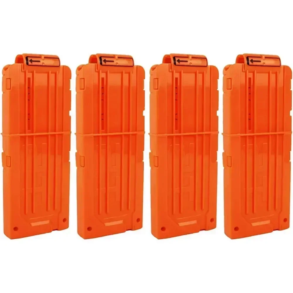 BBullet Clips 4-pack 12-darts Quick Reload Clips Tijdschriftclips voor Nerf N-Strike Elite Blaster (oranje)