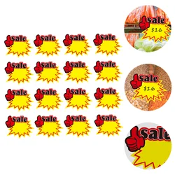 50pcs Paper Price Sign Display Price Tag Sale Price Sign Price Tag Board For Advertising Sticker Retail Business Supermarket