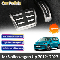 Car Foot Pedals for Volkswagen VW UP! GTI TSI E-UP SEAT Mii 2012~2023 Skoda Citigo Accelerator Brake Stainless Steel Pedal Pads