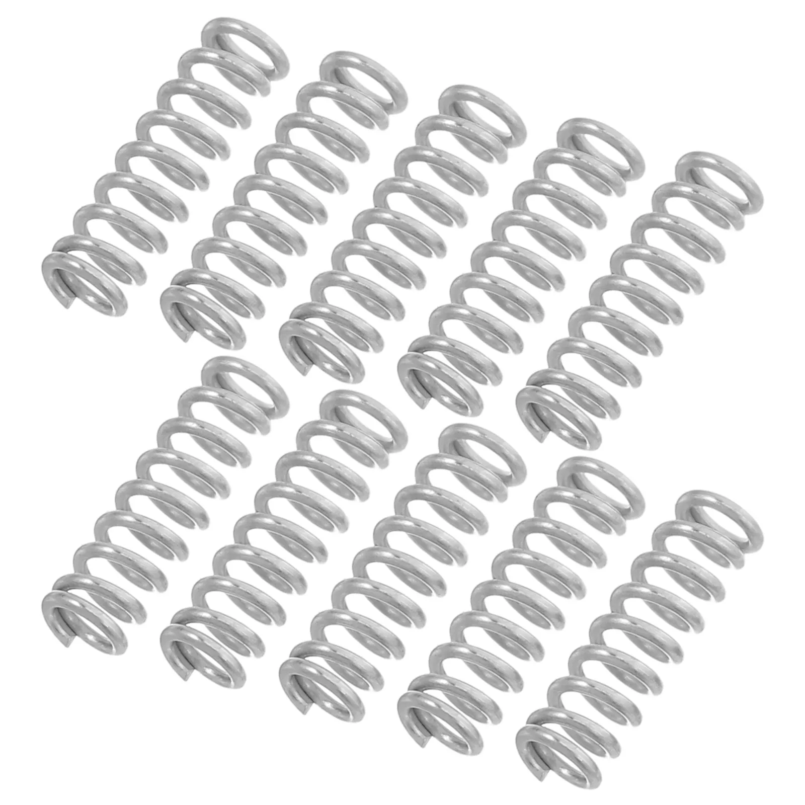 10Pcs Ballpoint Pen Spring Replacement Stainless Steel Mini Compression Springs Click Mechanism Wire Springs for Pen Repair DIY