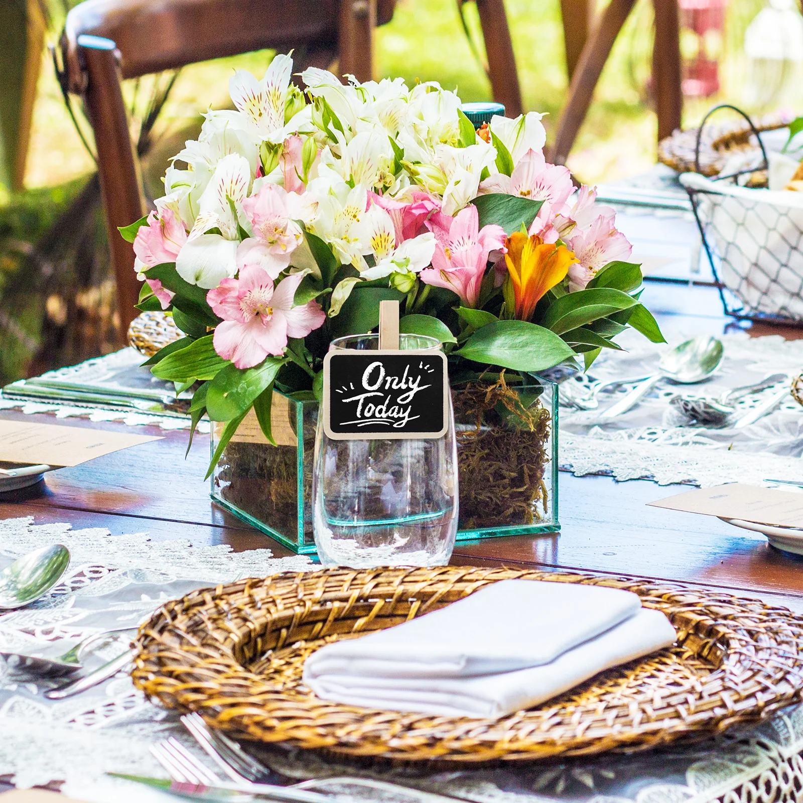 20 قطعة علامات السبورة الصغيرة حجم صغير مقاطع الصور الخشبية الغذاء بوفيه تسميات علامات السبورة الصغيرة مقاطع خشبية