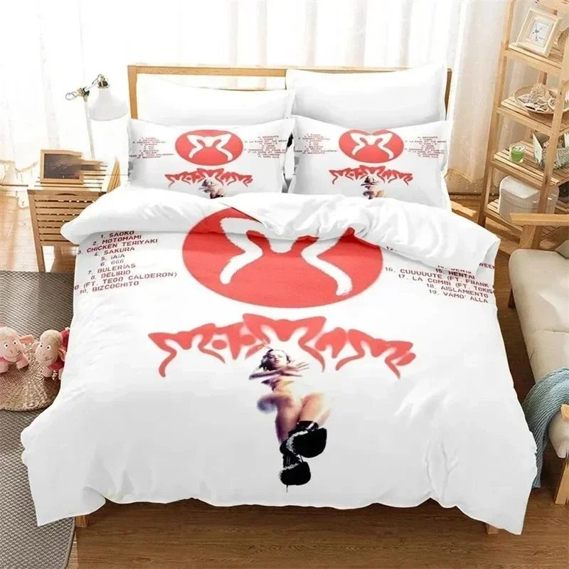 

Rosalia Album Motomami 3D NEW Duvet Cover Pillowcase Bedding Set Adult Boy Girl Bedroom Decoration Children Single Double Large