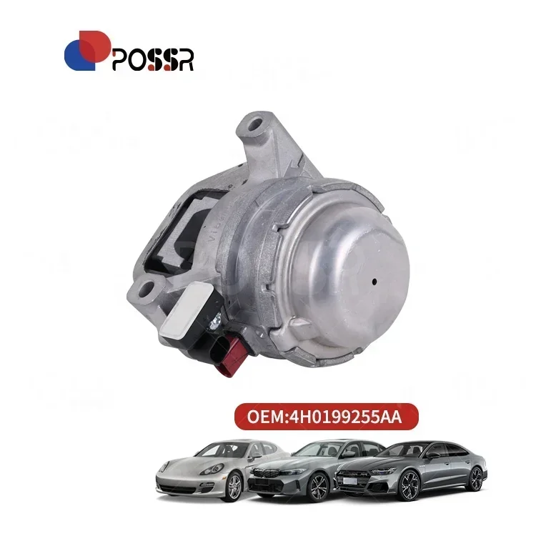 POSSR Auto Parts Engine Parts Engine Mount 4H0199255AA Fit For Audi A8 3.0 TDI A8L Hybrid 2.0 S8 quattro 4.0