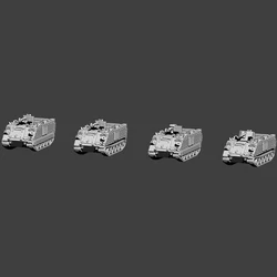 1Set 3D Printed M113A3 Armored Transport Vehicle Resin Model 1/700 Scale Simulation Tracked Combat Vehicles DIY Hobby Display