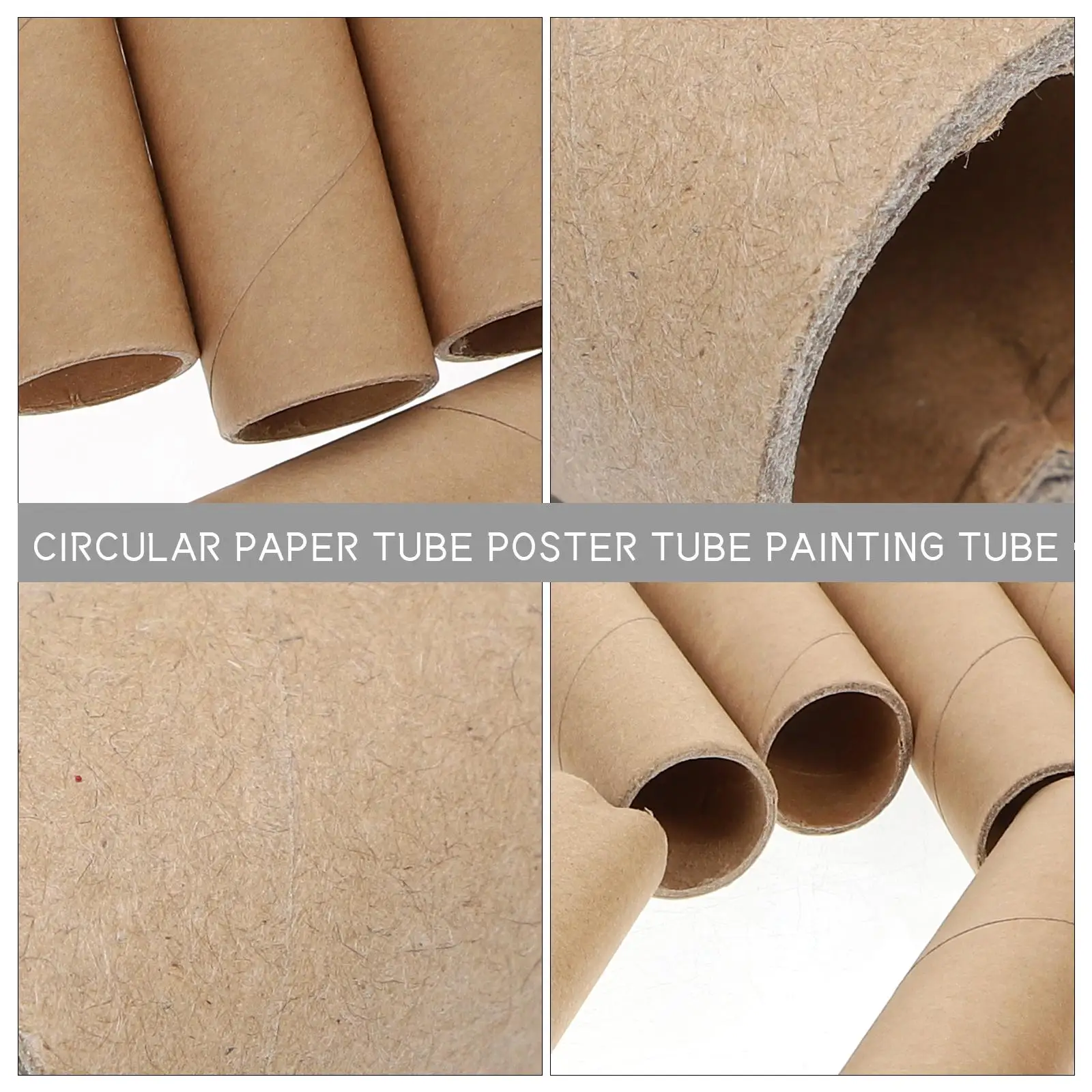 15pcs Tubes Paper Cardboard Tube Roll Craft Toilet Round Diy Kraft Cylinder Set Rolls Thick Empty Bulk Towel Poster Storage