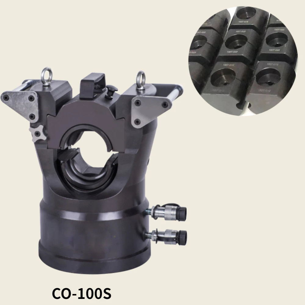 

CO-100S 100 Tons Double Acting Hydraulic Split Crimping Plier Tool Compression Head