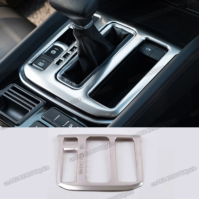 Lsrtw2017 for Trumpchi Gs8 Car Gear Panel Frame Trims Interior Accessories Mouldings 2017 2018 2019 2020 Stainless Steel gac