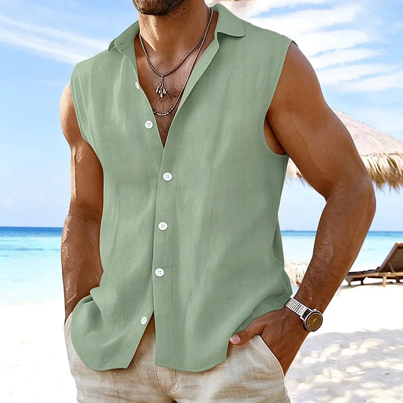 Thumbnail 4 - #63 Best Mens Cotton Linen Casual Shirts to Buy In 2026