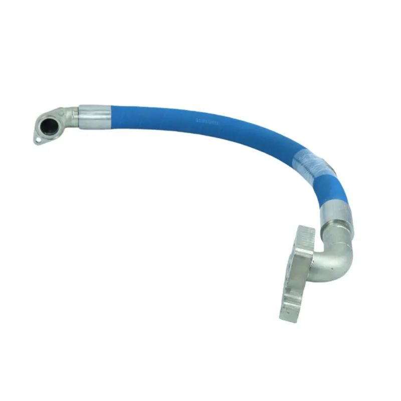 Oil Hose Assembly 1625474450 High Pressure Rubber Pipe with Flange Fittings Compatible with Atlas Copco Screw Air Compressor