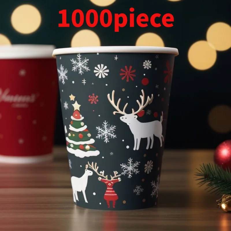 10 00piece.Custom.Paper Cup Disposable Recyclable Single  Wall Coffee Paper Cups Custom Printed With Lids Drink