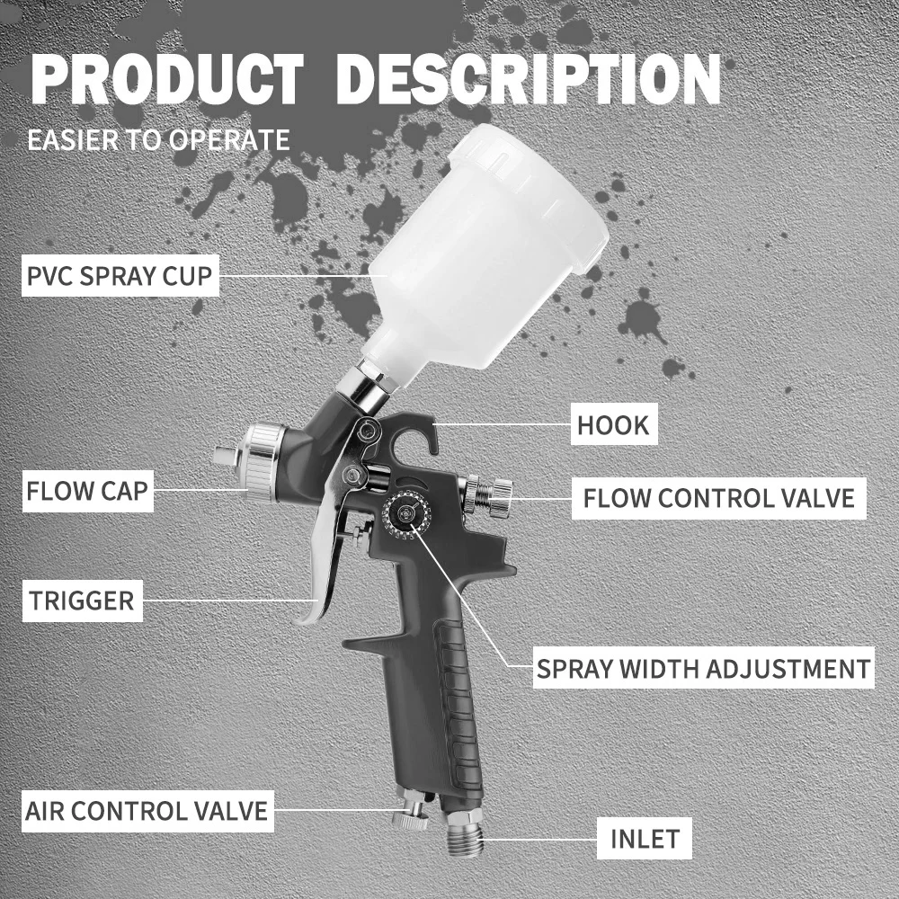 Thumbnail 4 - #81 Latest HVLP Spray Gun Kits Offers