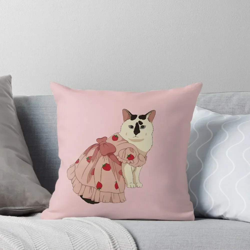 

Buffy in a strawberry dress Throw Pillow autumn decoration luxury decor Luxury Sofa Cushions Cushion Child pillow