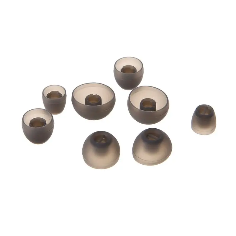 4 Pairs Soft Silicone Earphone Case In Ear Earbuds Cover Eartips Replacement for Sennheiser Headphone