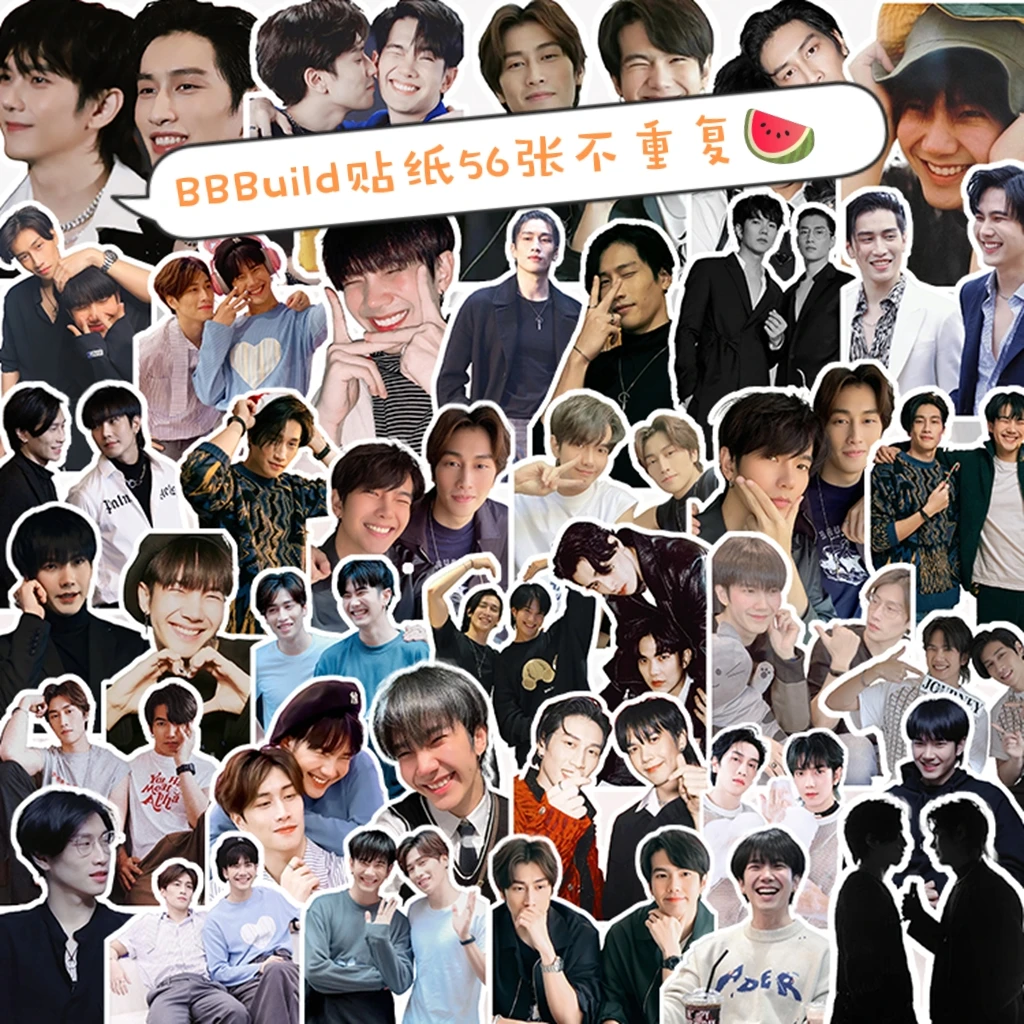 

50pcs New Thailand Stars Drama VP Pete biblebuild BBBuild stickers BBBuild cute stickers gift