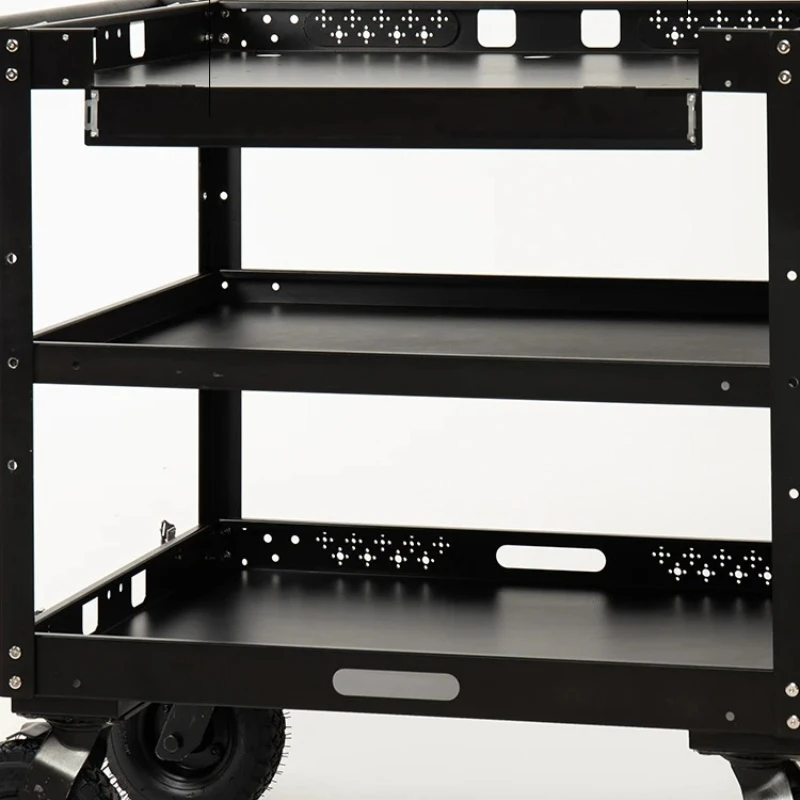 مركز عربات متعددة الطبقات شديدة التحمل لتناول الطعام في غرفة المعيشة، أثاث صالونات الشعر، أدوات منزلية متنقلة، عربات أدوات المكياج