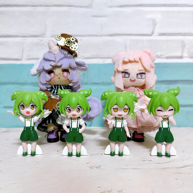 

Stasto Authentic Japanese Gashapon Zundamon Tohoku Zunko Standing 3D Collectible Figurine Desktop Decoration For Anime Fans
