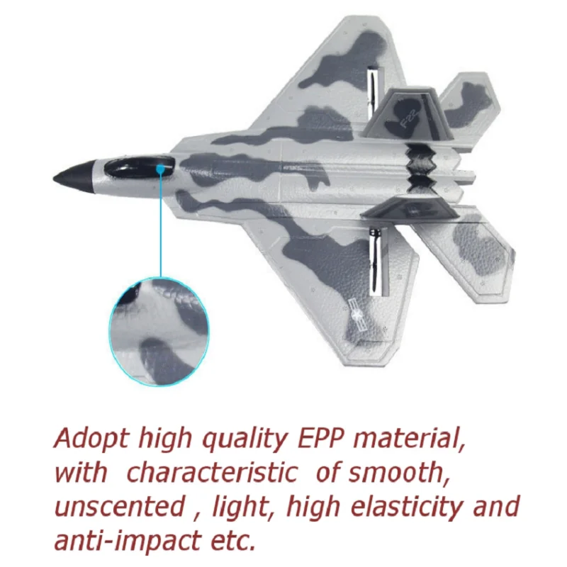 Fighter Fixed Wing Toy Remote Control with Landing Gear for