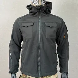 Chaqueta forro polar duradera para exteriores con paneles