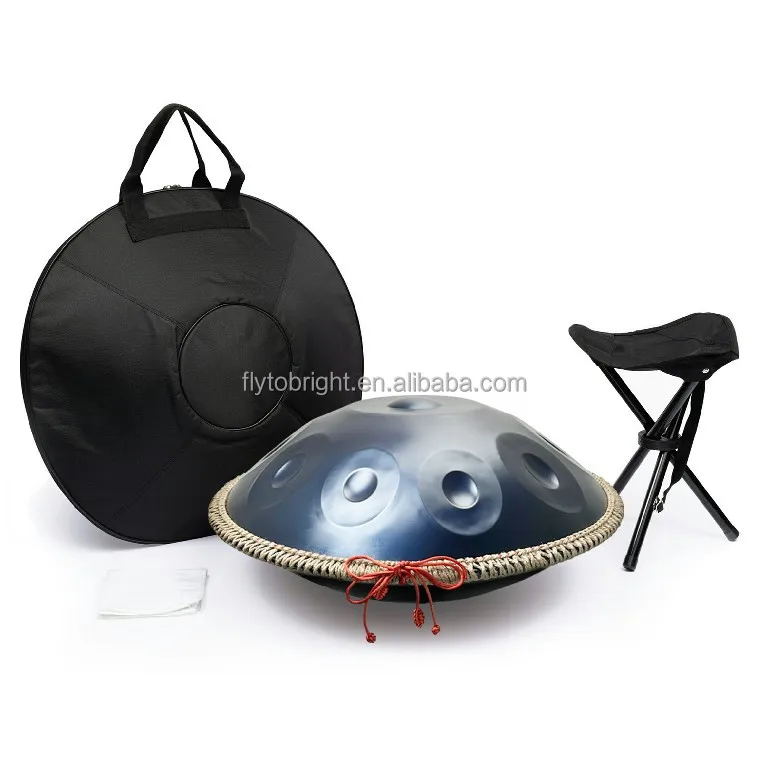 22inch drum Steel handpan hand pan drum 9 notes/10 notes/12notes/14 notes with handpan bag and stand