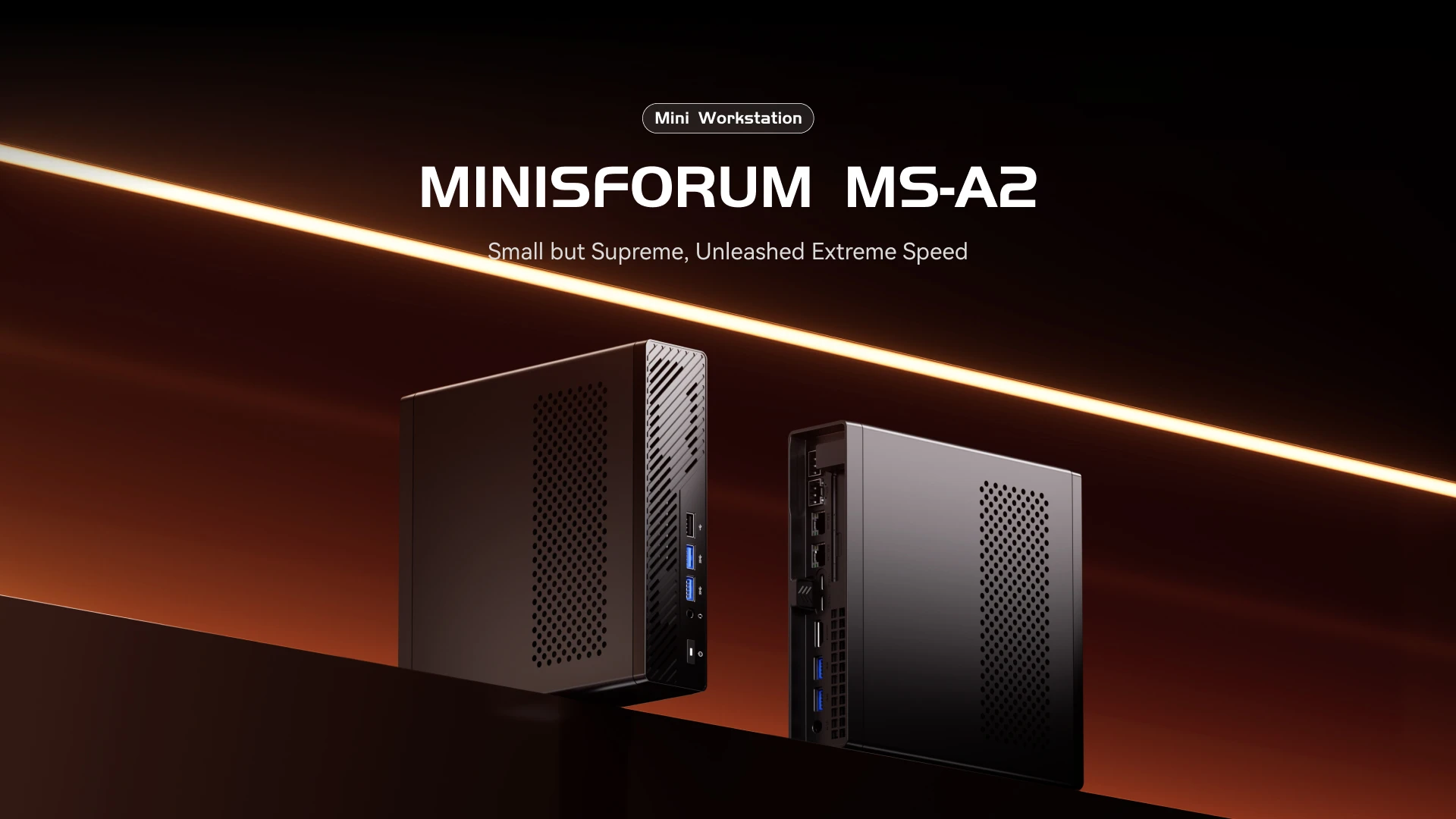 MINISFORUM MS-A2 MINI ПК AMD R7 7945HX R9 9955HX DDR5 16 ГБ ОЗУ 1 ТБ NVMe SSD M.2 2280 PCIe 16 Wifi 6E 4K HD BT5.2 USB-C*2 Мини-ПК