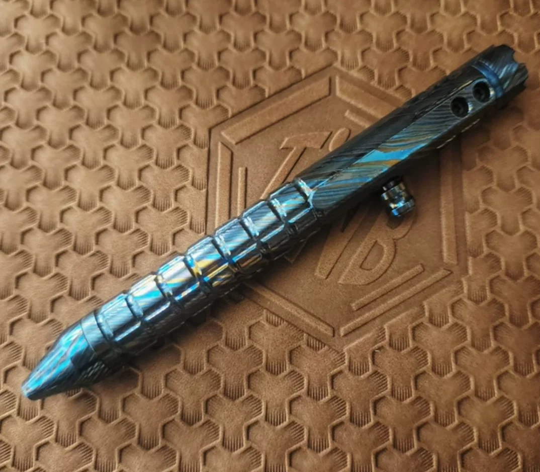 Used EDC Fellhoelter tactical pen zircuti short fitget decompression toy