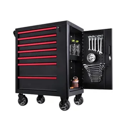 Tool partition mechanic tool cart tool box side cabinet