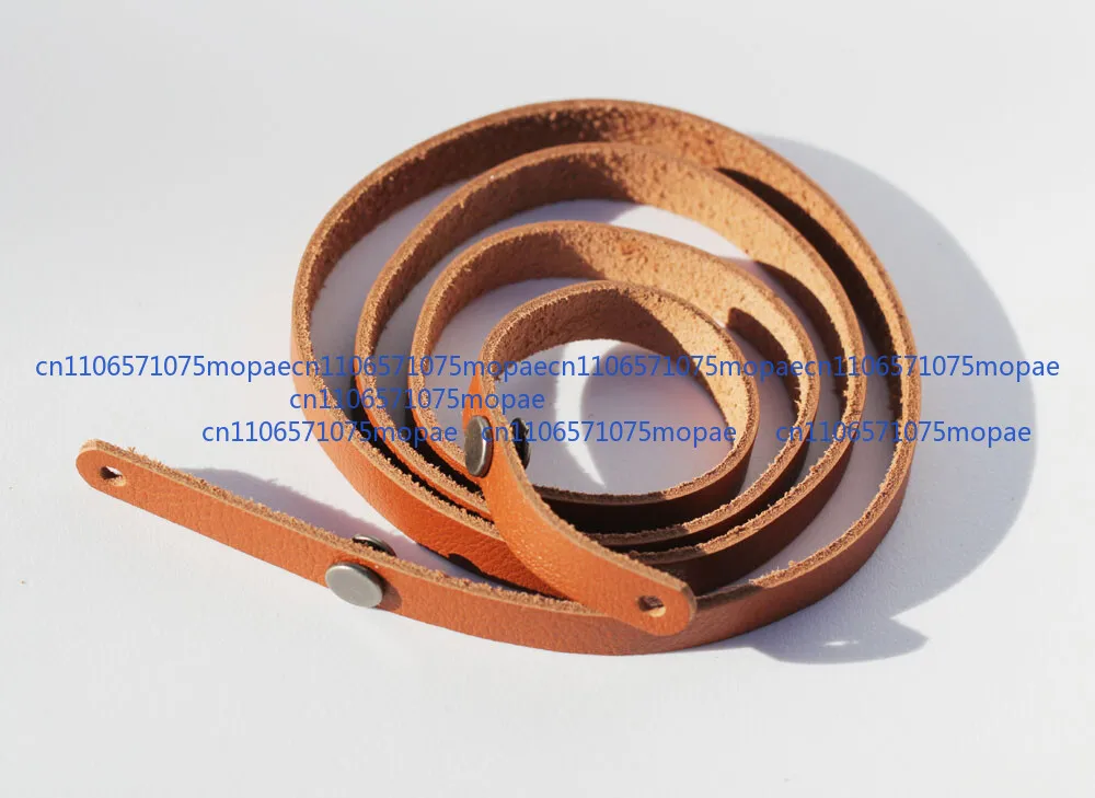 ローライフレックス・リンホフ・フジ・ヤシカMAT用ソフト本革ネックショルダーストラップ