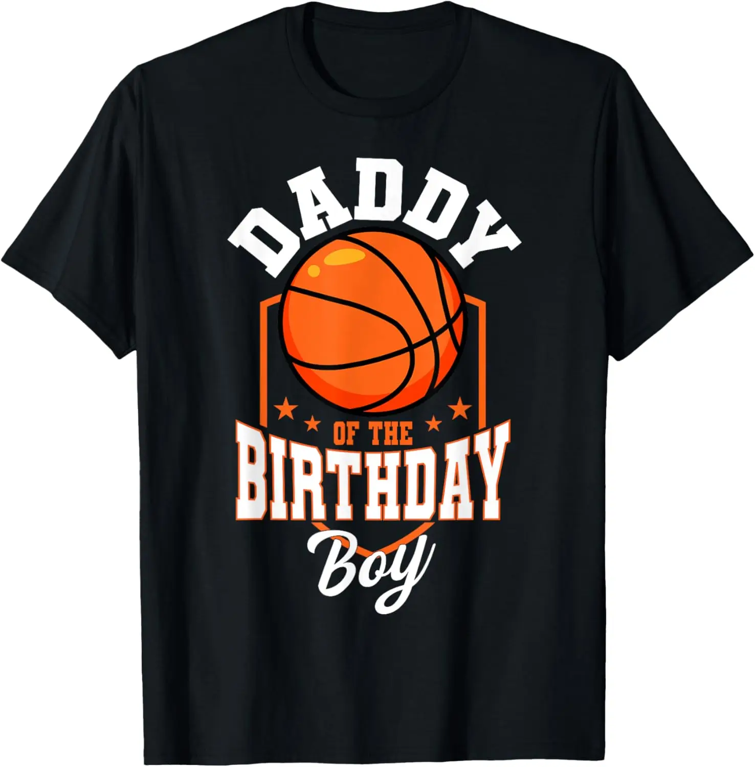 

Футболка для вечеринки в честь дня рождения Daddy Of The Birthday Boy с баскетбольной тематикой