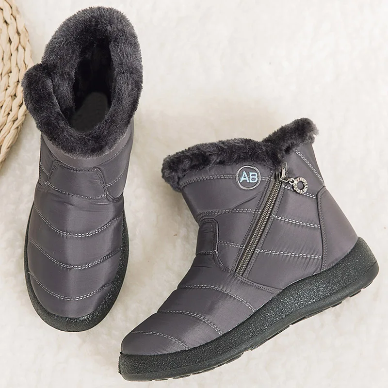 Women's Winter Boots 2024 Trend Snow Boots For Women Winter Shoes Keep Warm Fur Boots Ankle Winter Footwear Fur Shoes Women