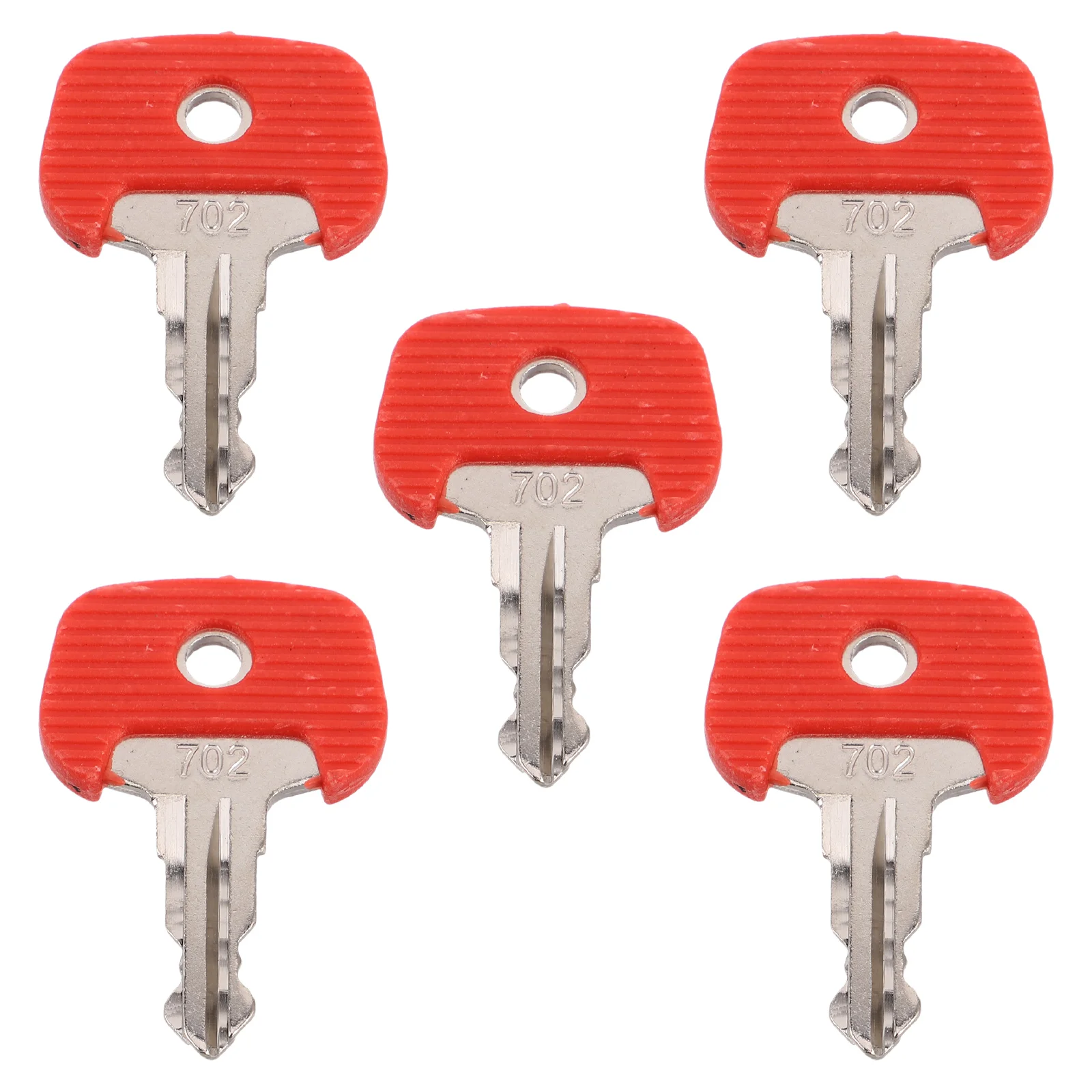 

5 Pcs Forklift Key Cob Chain Work Light Case Parts Power Supply Filling Hyster Metal Construction Equipment Keys