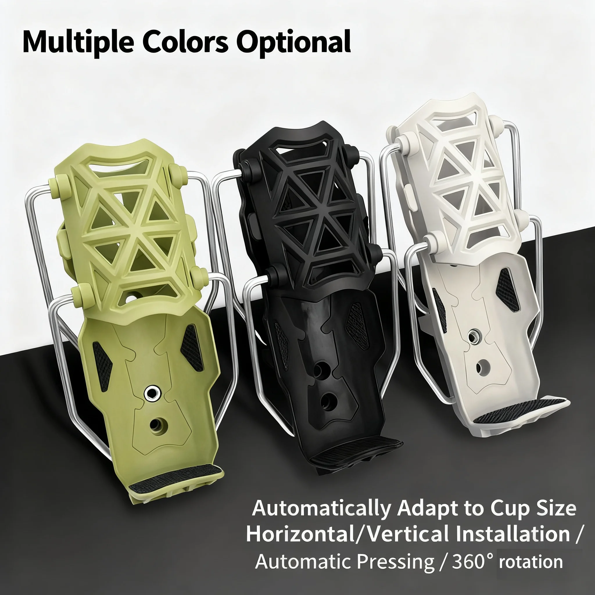 Adaptive Bike Bottle Cage Nylon Steel Motorcycle Cup Holder Stable Kettle Cage Shockproof