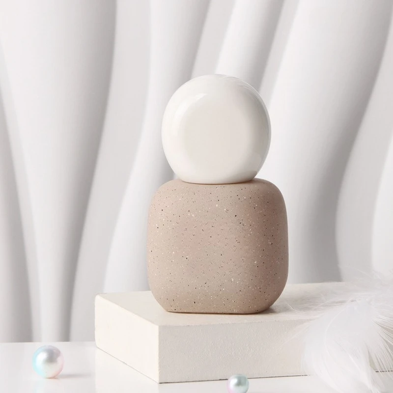 30 ml Lotions-Pumpflasche mit rundem Verschluss, nachfüllbare Sprühflasche für kosmetische Proben, dicker Boden, leerer Glasbehälter, nachfüllbar