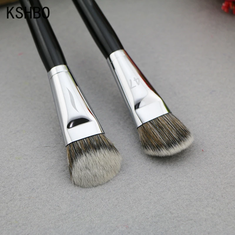 KSHBO Foundation Brush 47 Broom Head Liquid Foundation Shadow Repairing Brushes Women Face Base Makeup Beauty Professional Tools