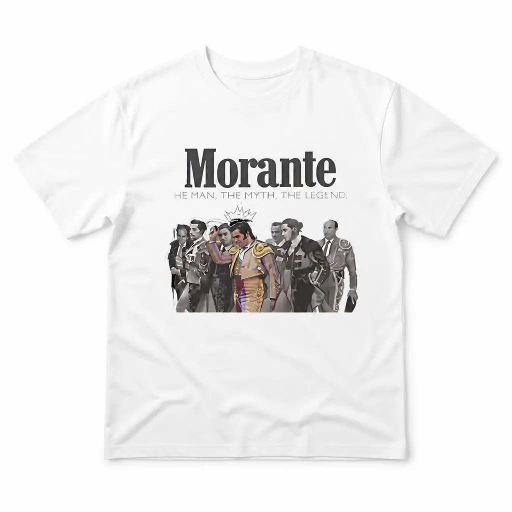 De La Puebla Matador Morante Spain Bullfighter T Shirts Pure Cotton Classic T-Shirt Short Sleeve Tees Clothing Unisex