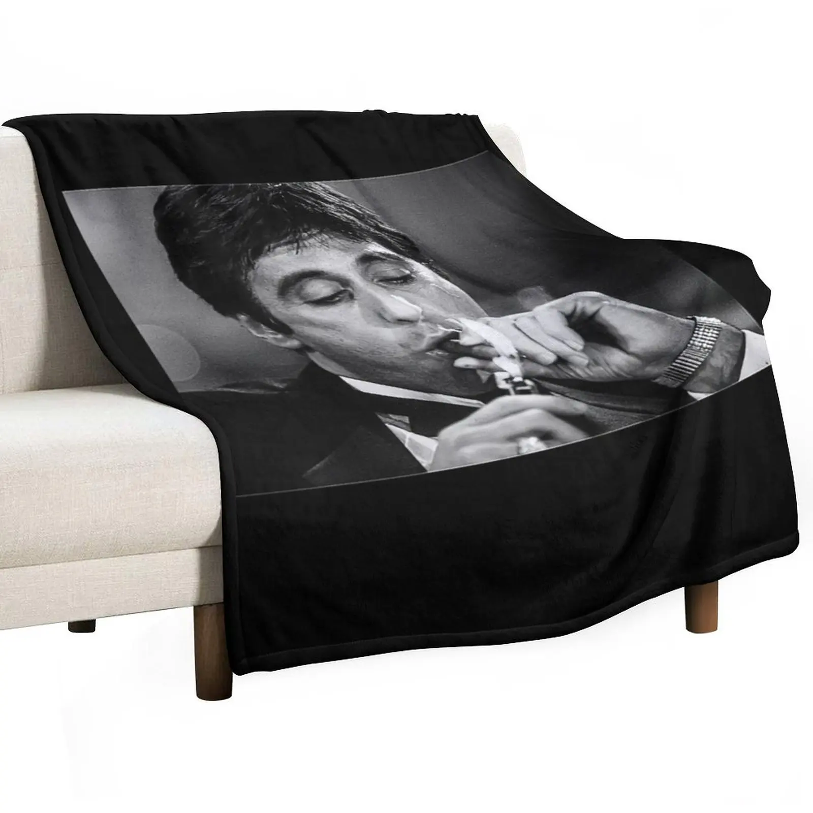 

Scarface Throw Blanket Hairy Fashion Sofas christmas decoration blankets and throws Blankets