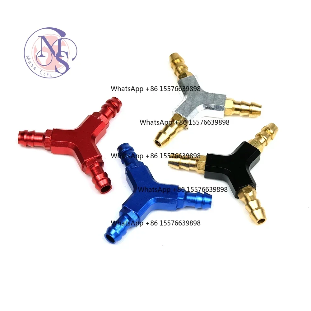 3-Way Water Cooling Nozzle 5mm, RC Boat Fuel Nozzle, Marine RC Spare Part