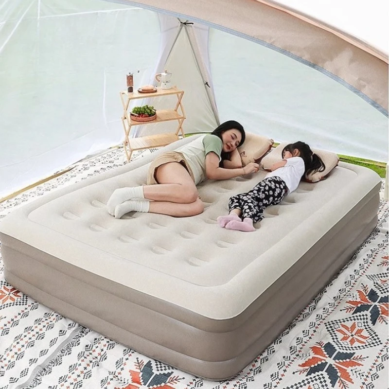 

Portable Household Camping Folding Air Mattresses Outdoor Travel Camp Air Mattresses Inflatable Sleeping Mats Trip Furniture
