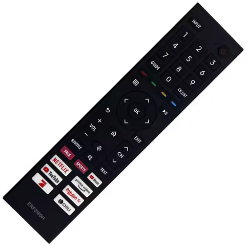 ERF3I80H remote control is compatible with Hisense TV A6GG A4EG 43A6GG 50A6GG 55A6GG 65A6GG 70A6GG 75A6GG 32A4EG 40A4EG A6FG No