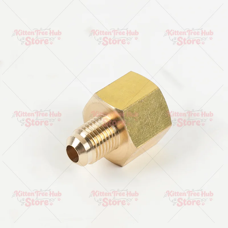 Conditioning Copper Tube Female-Male sae Flare Thread Tube Adapter