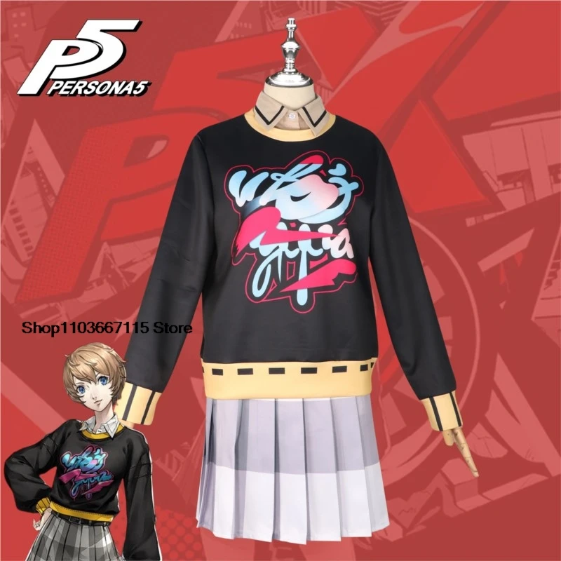 Persona 5: The Phantom X Halloween Costumes for Women Arai Suwa Cosplay Woman Anime Men Costume Adult Women Full Set New Arrival