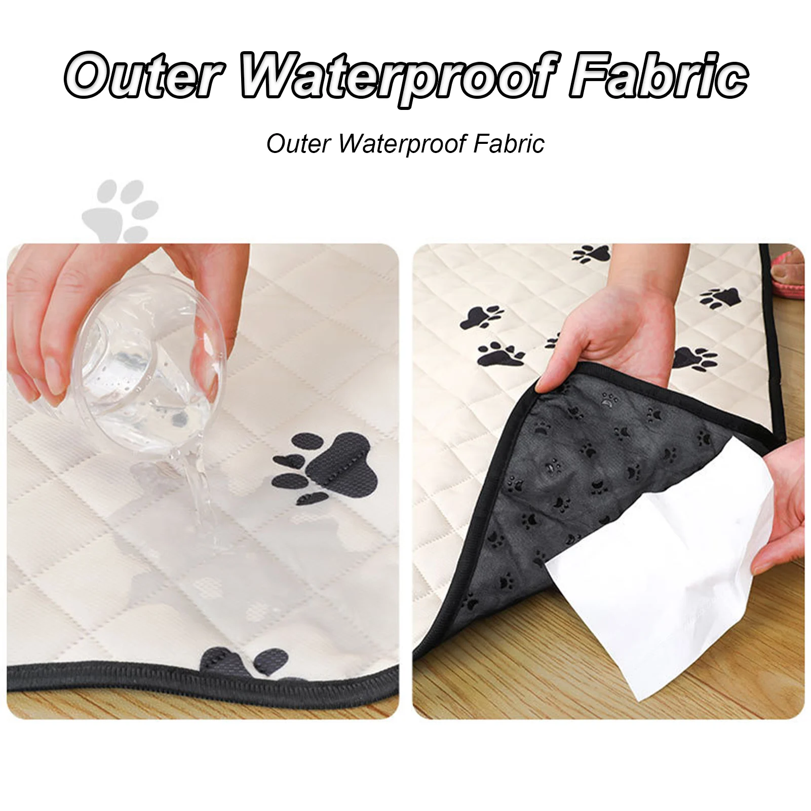 Reusable Washable Dog Pee Pads Non-Slip Puppy Pet Dog Training Pads With Great Urine Absorption Non-Slip Quick Dry Dog Whelping