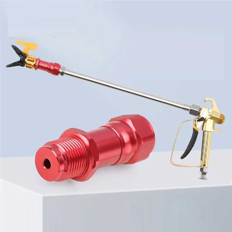 AFOURT-آلة رش بدون هواء ذات ضغط عالي، صمام إيقاف مضاد للتنقيط، صمام خانق مدمج