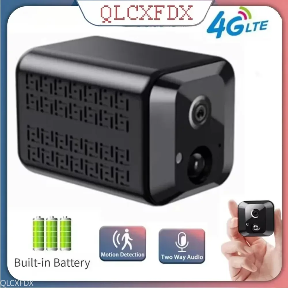 Mini cámara 4G SIM/Wifi, Monitor de seguimiento humano, visión nocturna, cámara IP CCTV de seguridad, cámara de vigilancia P2P, cámara de acción Espia