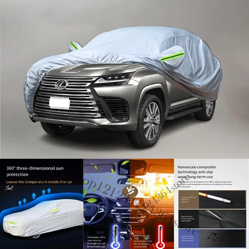 

For Lexus-LX-210T Auto Anti snow Anti dust Anti-uv Anti peeling paint And Anti Rainwater 210t Car cover protection