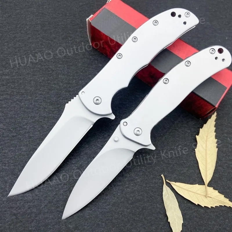 Folding Knife KS 3655 1730 Tactical Survival Pocket Knife 8Cr13Mov Blade 420 Steel Handle Outdoor EDC Camping Hiking Knives